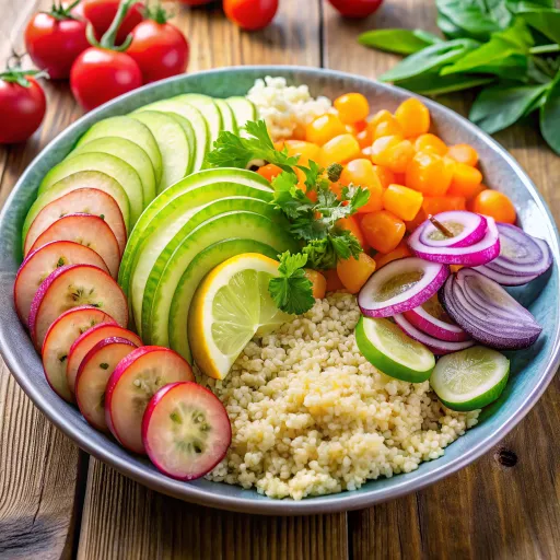 Salada Vibrante de Quinoa e Abacate